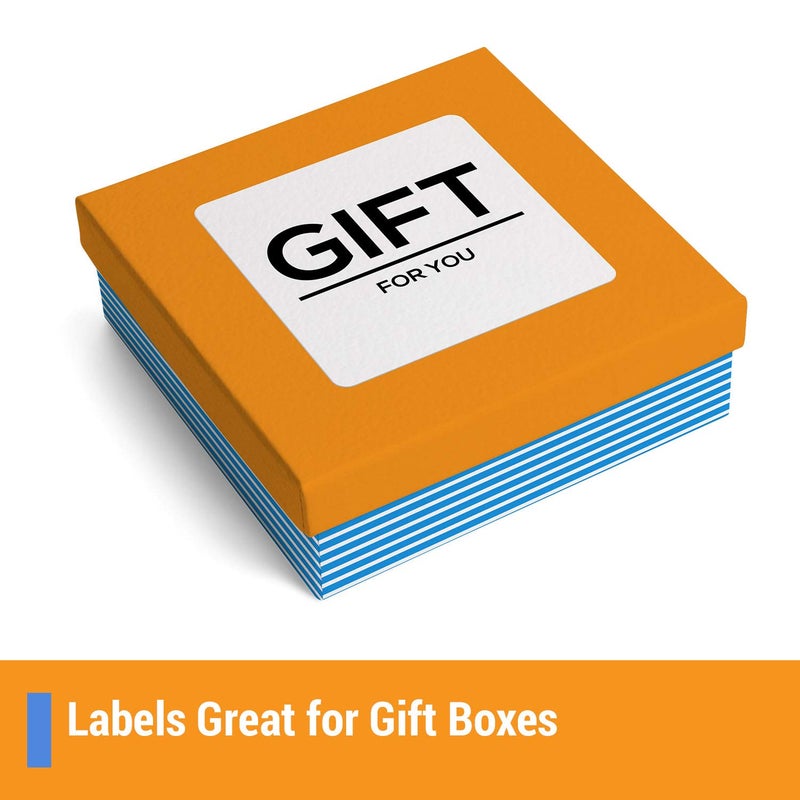 OfficeSmartLabels Square 2 x 2 inch Labels for Laser & Inkjet Printers (2 x 2 inch, 20 Per Sheet, White, 3000 Labels, 150 Sheets) - Image 2